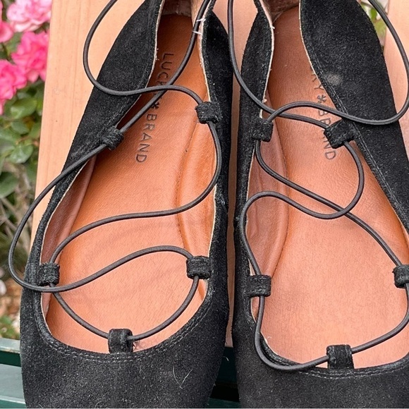 Lucky Brand Aviee Lace Up Ballet Flats - Picture 8 of 10